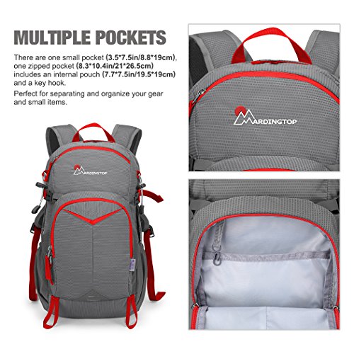 Mardingtop 20L Unisex Fahrrad Rücksack für Radsport/Camping/Wandern/Reisen, 44X25.5X14cm - 7