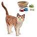 Produktbild Schleich Katze 13836 mit Korb und Futter 42293 Farm World Figuren-Set 2-teilig