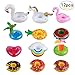 Produktbild Frmarche Aufblasbare Getränkehalter 12Pcs Aufblasbare Tasse Untersetzer für Pool Party und Kinder Badespielzeug