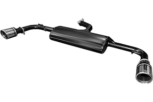 FRÖSCHL AUTOZUBEHÖR Sportauspuff Golf 6 Auspuff Endschalldämpfer Edelstahlendrohr Endtopf Schalldämpfer Auspuffanlage Sportschalldämpfer Abgasanlage