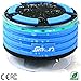 Produktbild Duschradio Smilin Portable Mini Bluetooth 4.0 Speaker Lautsprecher tragbarer IPX7 Wasserdicht Wireless Funk Lautsprecher Wasserdicht mit Saugnapf LED Freisprecheinrichtung Duschlautsprecher, integriertes Mikrofon für Freisprechfunktion mit FM-Radio Duschlautsprecher, staub und stoßfest (Stil 1)