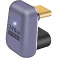 thumbnail image 2 of Duttek U-Shape 180 Degree USB C Adapter 240W - 40Gbps Thunderbolt 4/3 Compatible With 8K Display 2 of 13