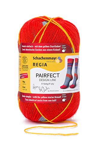 REGIA 4-fädig Design Line by ARNE & CARLOS 9801270-09092 aalhus Handstrickgarn, Sockengarn, 100g Knäuel