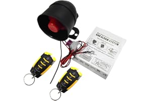 Antifurto per auto, TOTMOX Allarme auto universale con vibrazione, accessori per allarme auto, sicurezza auto, 810-8182