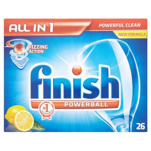 Preisvergleich Produktbild Abschluss Alle In 1 Powerball Spülmaschinen-Tabs Zitrone (26)