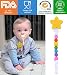 niceEshop(TM) Lovely Petal Style Baby Pacifier Holder Silicone Pacifier Clip, Yellow (#1)