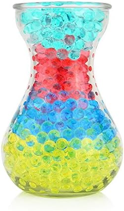 AUKWING Gel Beads 25000PCS Crystal Water Beads Jelly Water Pearl Sensory Toy Tactile Toy Mixed Color Home Decoration
