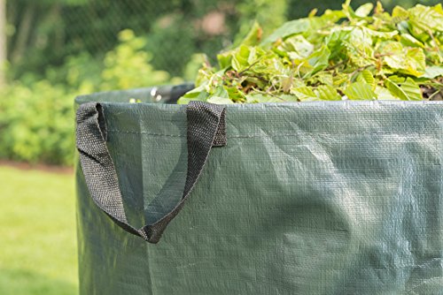 Windhager Gartensack Laubsack faltbar platzsparend 80 L, grün, Durchmesser 45 x 50 cm, 06779 - 6