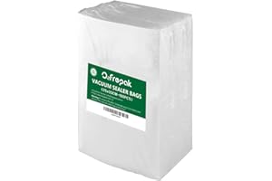 O2frepak 25x33cm worki do zgrzewarki próżniowe z żywnością, worki do przechowywania żywności, idealne do gotowania Sous Vide