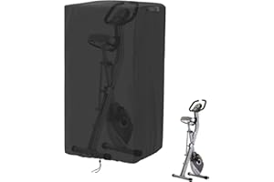 Exercise Bike Cover - Onlyme Folding Exercise Bike Covers for Home Use, Waterproof Dustproof Protective for Indoor Fitness Equipment