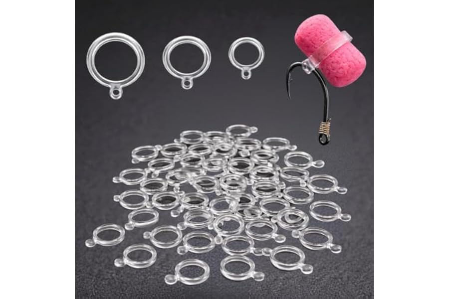 Fishing Pellet Bands Size S M L - Perfect for 4-20 mm Pellets - Durable and Flexible Bait Bands for Carp and Tench Fishing
