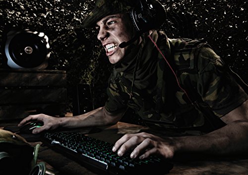 Trust Gaming GXT 280 - Teclado para gaming  iluminado con funci  n anti-ghost  iluminaci  n LED de 3 colores 