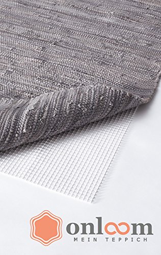 onloom Antirutschmatte, weißer Teppich-Stopp, rutschhemmende Teppichunterlage in verschiedenen Größen, Größe:160 x 230 cm - 3