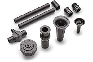 AQUANIQUE Lot de 3 Buses pour Jeux d'eau - Filetage intérieur de 24,2 mm - 3 Buses pour de Belles Images d'eau