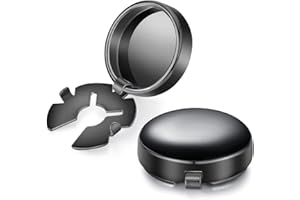 Honey Bear Cubre cubiertas de botones concha de mar blanco redonda Pearl/Onyx Negro Gemelos,para la camisa ordinaria de los hombres