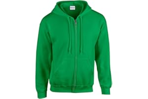 GILDAN Heavy Blend Unisex Adult Full Zip Hooded Sweatshirt Top