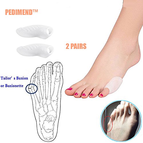 Buy Pedimend™ 2 Pairs Small Toe Gel Separators Little Toe Bunion Cover Pads