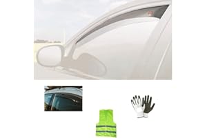 CLICK & GO Compatible avec Hyundai bayon 5p da ANNÉE 2021 in Poi (19.809) DÉFLECTEUR DE Vent pour Voitures 1 Paire DE DÉFLECTEURS pour L'AIR ET LA Pluie DE VITRE Avant 2PZ