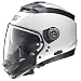 Produktbild Nolan N44 EVO CLASSIC Modularhelm Motorrad Lexan n-com - Metall weiss Größe 3XL