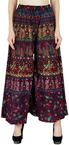 Yoga Harem Aladdin Pants Casual Hippie Baggy Women Trousers Indian Cotton Plazzo