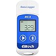 1-Day Dispatch Multiuse Temperature Data Logger (Range:-30°c to 70°c) for Vaccine Box, Food Industry, Pharma, Refrigerator, Warehouse Alongwith Calibration Certificate Model: Elitech RC5