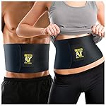 Veluxio Premium Waist Trimmer Ab Belt with Lumbar Support