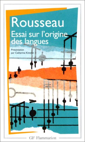 couverture de : Essai sur l'origine des langues
