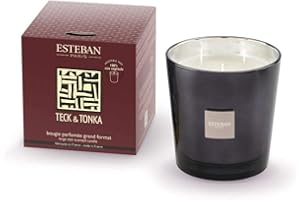 Esteban - Candela profumata 450 gr Teck & Tonka