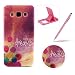 Produktbild Für Samsung Galaxy A3(2015 Modell) Hülle Silikon Schutzhülle Tasche Case,Weiches Silikon TPU Gel Bumper Case Etui Schale Cover Skin,Herzzer Modisch Hochwertig Ultra Dünn Slim Thin Bunt Handytasche Mit [Traum Ballon Muster] Guter Schutz Kratzfest Flexibel Leicht Gummi Rubber Jelly Soft Protective Stabil Handyhülle Schutztasche Back Cover Case Shell für Samsung Galaxy A3(2015 Modell) + 1 x Frei Rosa Handy Halterung Ständer + 1 x Frei Rosa Touch Pen Stift Stylus