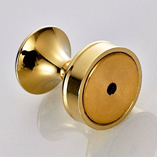Weare Home Luxus Gold Finished Deko Badezimmer Zubehör einfach Einzeln Wandmontag Modern Mantelhaken Hütenhaken Haken Handtuchhaken aus alle Messing, 5 Stück - 6