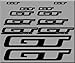 Produktbild PEGATINAS GT BIKES NEW R229 VINILO ADESIVI DECAL AUFKLEBER MTB STICKERS BIKE NEGRO