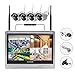 Produktbild EDSSZ 4 Kanal 960P drahtloses IP Kameras System Einfacher Fernzugriff IR-Tag/Nachtsicht-Wasserdichte Kamera, beweglicher 12 Zoll HD LCD Monitor Wifi NVR Kit EDS-WIFILCD12-960P