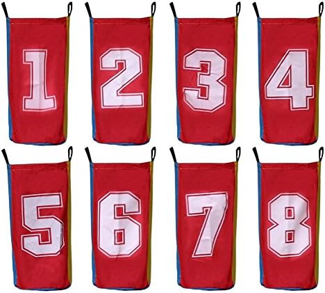 Domybest Garden Games Sack Race Bag Hopping Jumping Outdoor Sports Games 8 pcs Kids Funny Toys