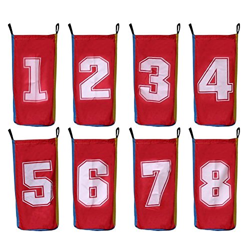 Domybest Garden Games Sack Race Bag Hopping Jumping Outdoor Sports Games 8 pcs Kids Funny Toys