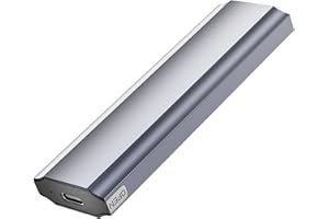 AYPOHU Boîtier M.2 NVMe 10 Gbit/s USB 3.1 vers M.2 Boîtier adaptateur externe NVMe en alliage d'aluminium