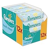 Pampers Fresh Clean Baby Wipes - 768 Wipes, Pack of 12 (Grocery)
