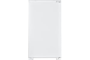 HYE 54cm In-column Integrated Larder Fridge – 129L White built-in Larder Refrigerator, Adjustable Shelves, Quiet 39dB – under counter Fridge - RF01BIUC129W01