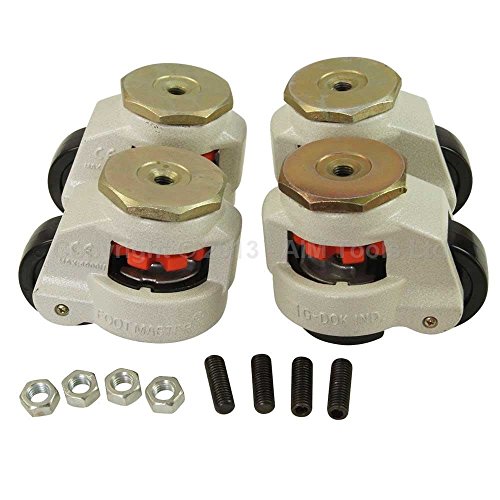 550566 Heavy Duty Machine livellamento ruote ruote girevole da 40 a 100 mm