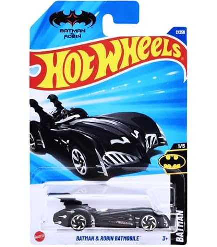 Hot Wheels 2024 Batman & Robin Batmobile Batman Ages 3 and Up 