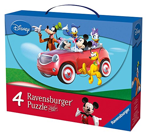 Imagen 6 de Mickey Mouse Club House - Maleta con 4 puzzles (Ravensburger 07214 9)