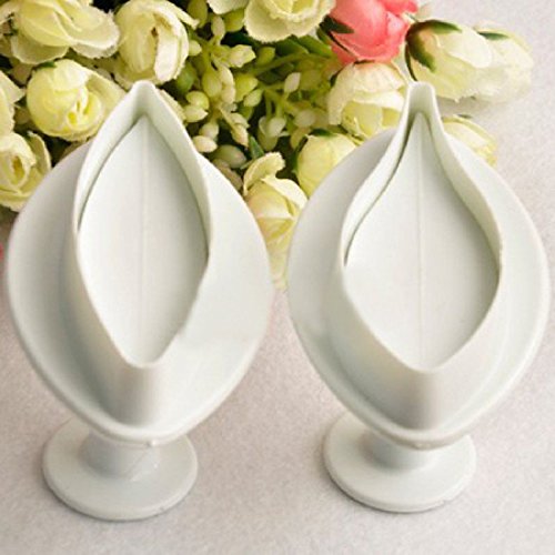 joyliveCY 2ST Lily Form Cookie Gebäck Kolben Cutter Sugarcraft DIY Werkzeug Dekorieren Mold - 5