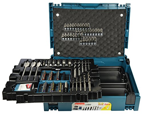 Makita Bohrer-Bit-Set 100-teilig im Makpac, B-45032