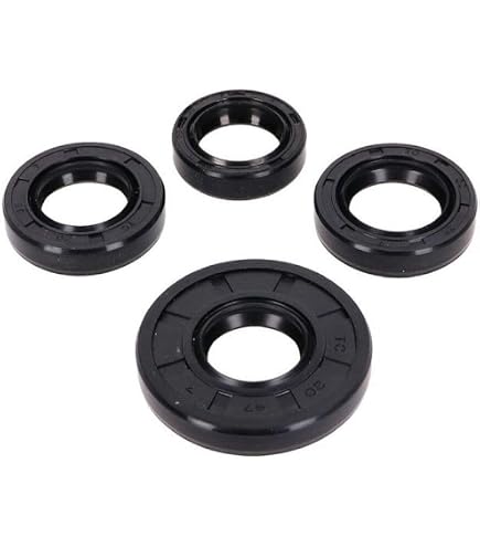 Produktbild von 2er-Set Radial-Wellendichtring DAO 40x50x4 – NBR 70, Ohne Feder, Für Öl & Wasser Bis 80°C, DIN 3760 Form AO
