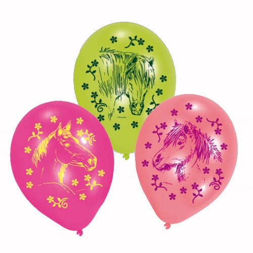 Luftballon Pferde, 6 Stück