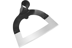 SUNSIOU Binette Jardinage, Houe Jardinage, Outil Jardin Multifonction, Creux Binette, Appareil de Désherbage, pour Planter des Légumes, Désherber, Ameublir le Sol, Séparez L'herbe et la Terre (21CM)