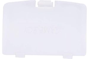 GBC Batterie Abdeckung, ENDARK Kunststoffreparatur Rückendeckel Teile Ersatz Akkufachdeckel für GBC Gameboy Color System (2 stücke Transparent)