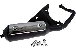 2EXTREME Auspuffanlage STANDARD für SYM Jet 4 50cc, SportX, Red Devil, RS Shark, Jungle, Mask, Super Fancy