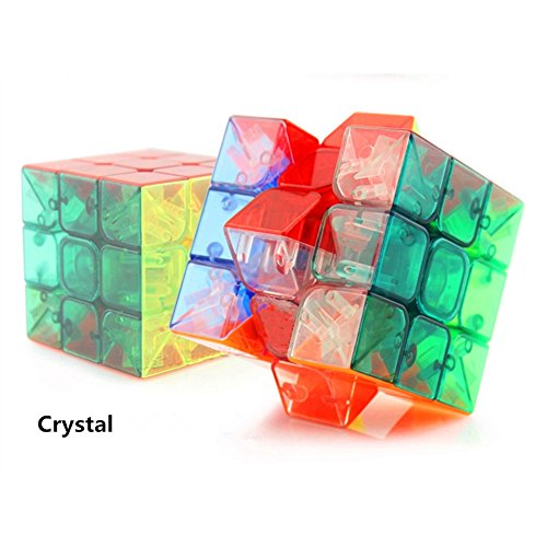 Preisvergleich Produktbild Wings of wind - 3x3x3 geschwindigkeit zauberwürfel , umweltfreundliche kunststoffe zauberwürfel stickerless glatt puzzle cube (Transparent)