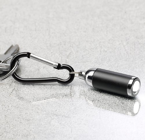 PEARL Fokussierbare Mini-Taschenlampe mit Schlüsselanhänger - 2