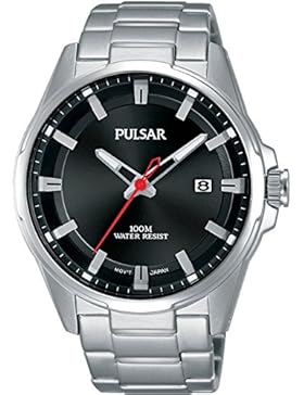 Pulsar Herren-Armbanduhr Sport Analog Quarz Edelstahl PS9509X1